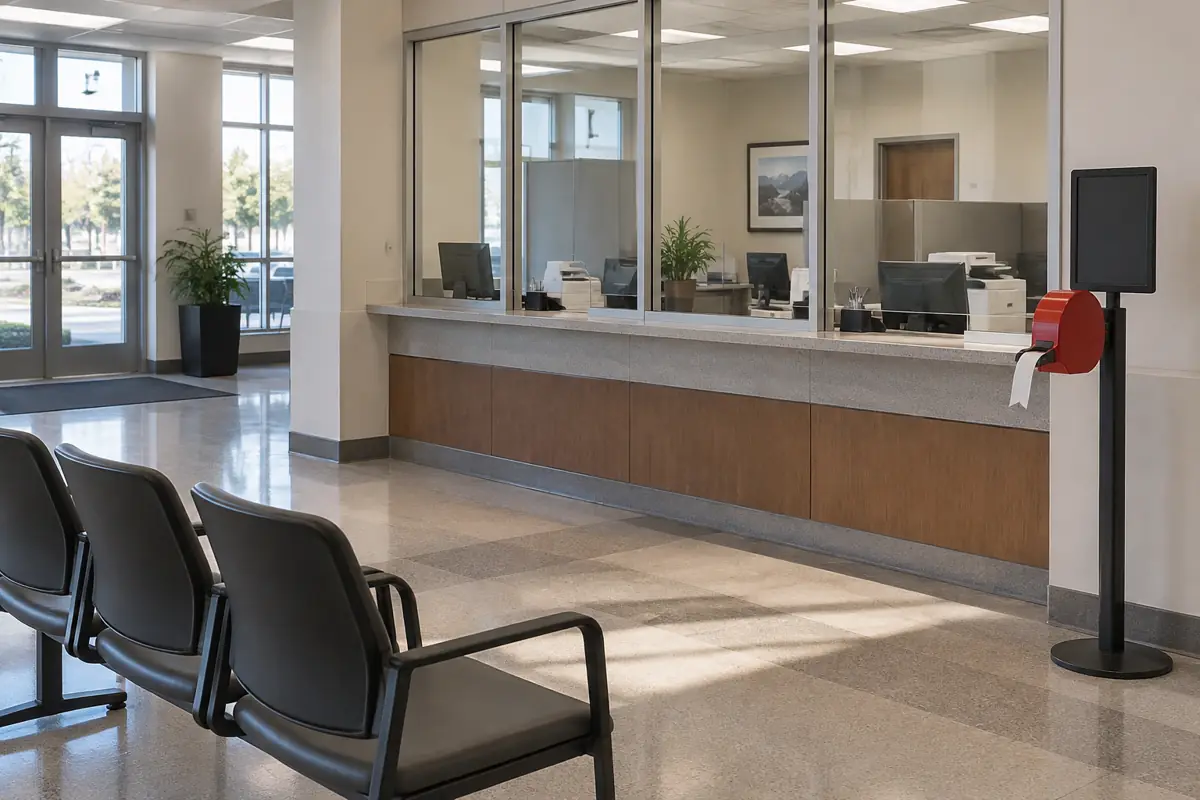 Plan review and surcharge lines are charged alongside the base permit fee.