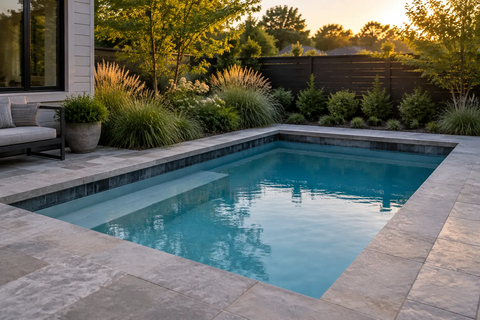 Plunge Pool Cost: Concrete, Fiberglass and Container Pools