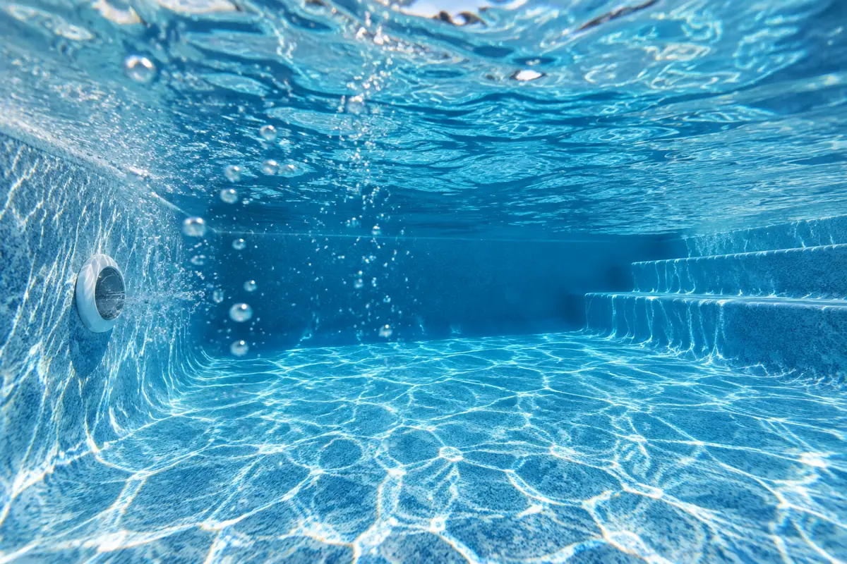Free chlorine kills germs; combined chlorine (chloramines) is what irritates eyes and lungs, according to CDC.