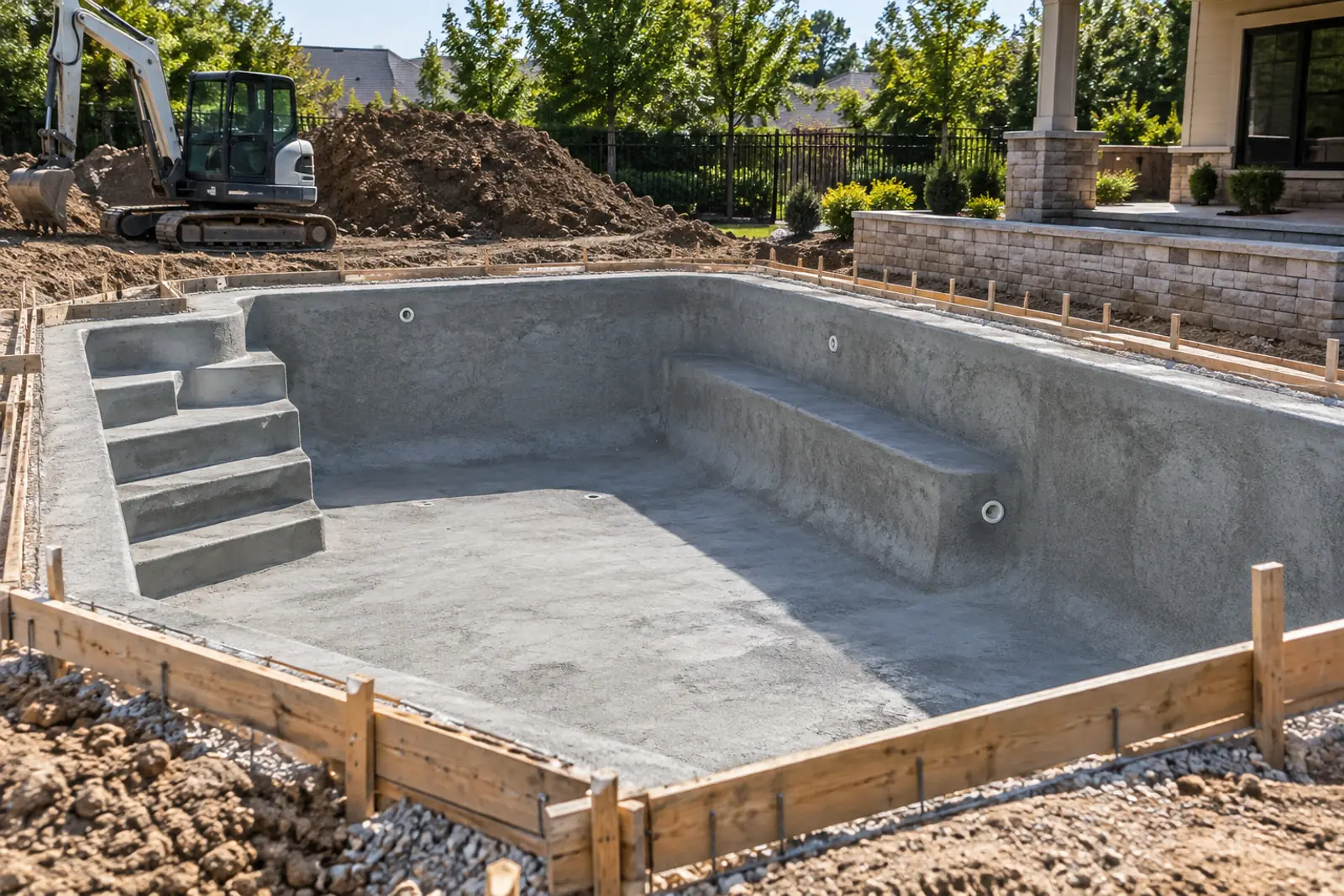 The Pool Construction Process, Step by Step