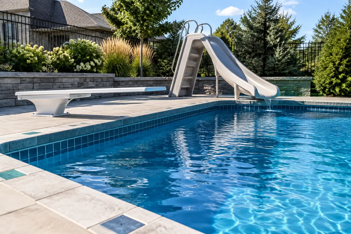 Diving boards and pool slides are separate NEISS product codes.