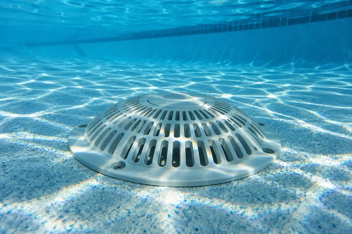 Pool main drain cover. Since 2019, federal rules require U.S. drain covers to meet ANSI/APSP/ICC-16 2017.