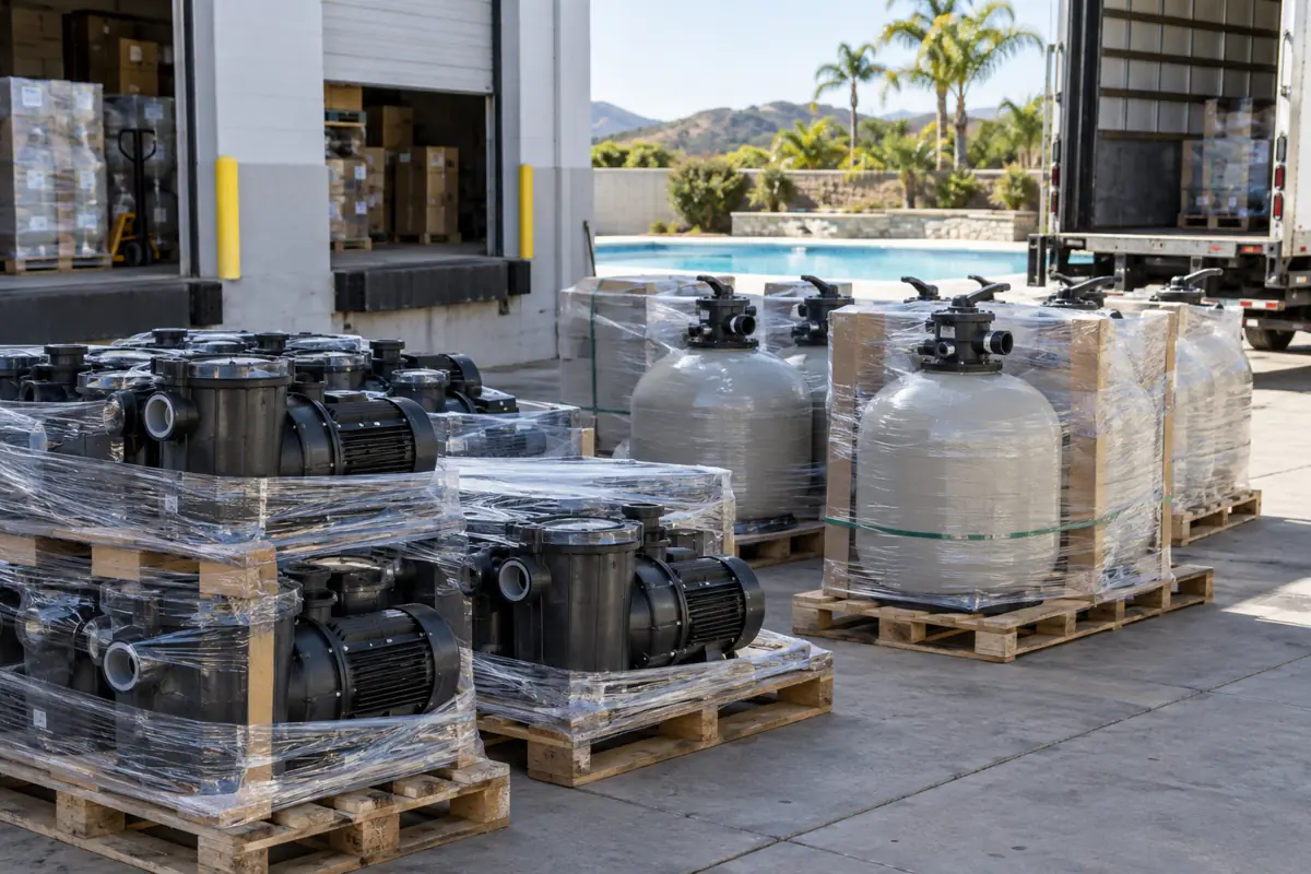 Equipment and chemicals counted at the factory and the warehouse are counted again in contractor and retail sales.