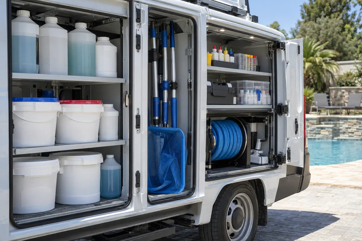 Pool service route companies are the most frequent targets of private equity and investor-backed platforms in 2025 and 2026.