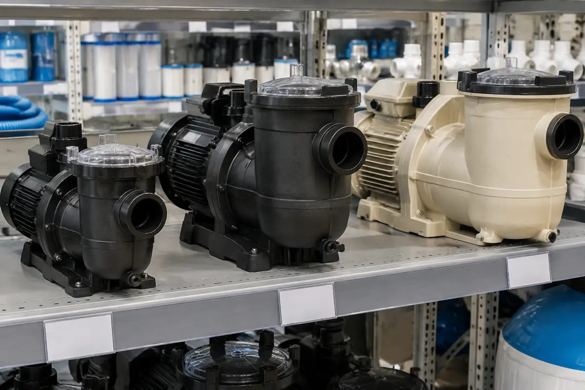 Variable-speed pumps, the default for most inground pools, had a 2026 median regular online price of $1,739.