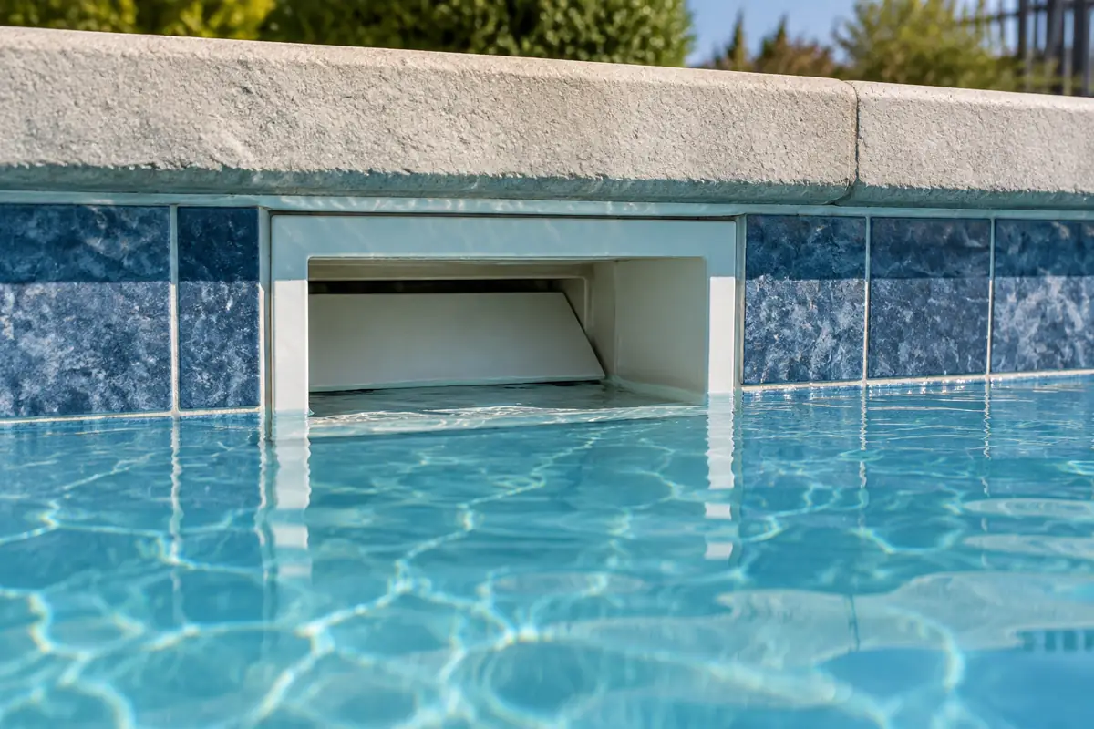 Water level at the skimmer is the usual way owners notice evaporation.