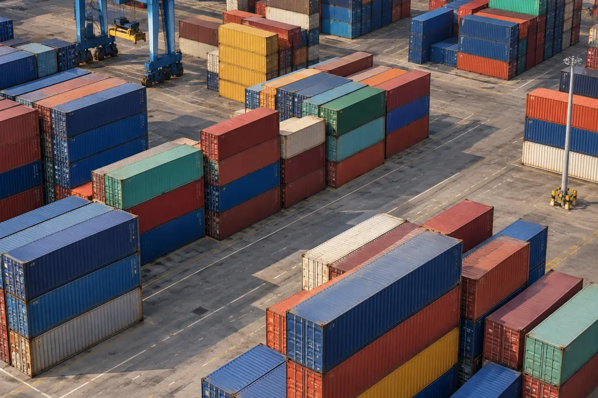 Most pool equipment arrives by container; duties are assessed at entry on customs value.